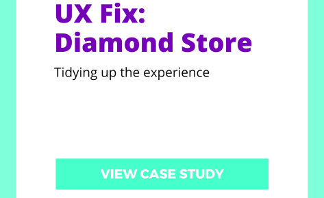 UX Fix: Diamond Store